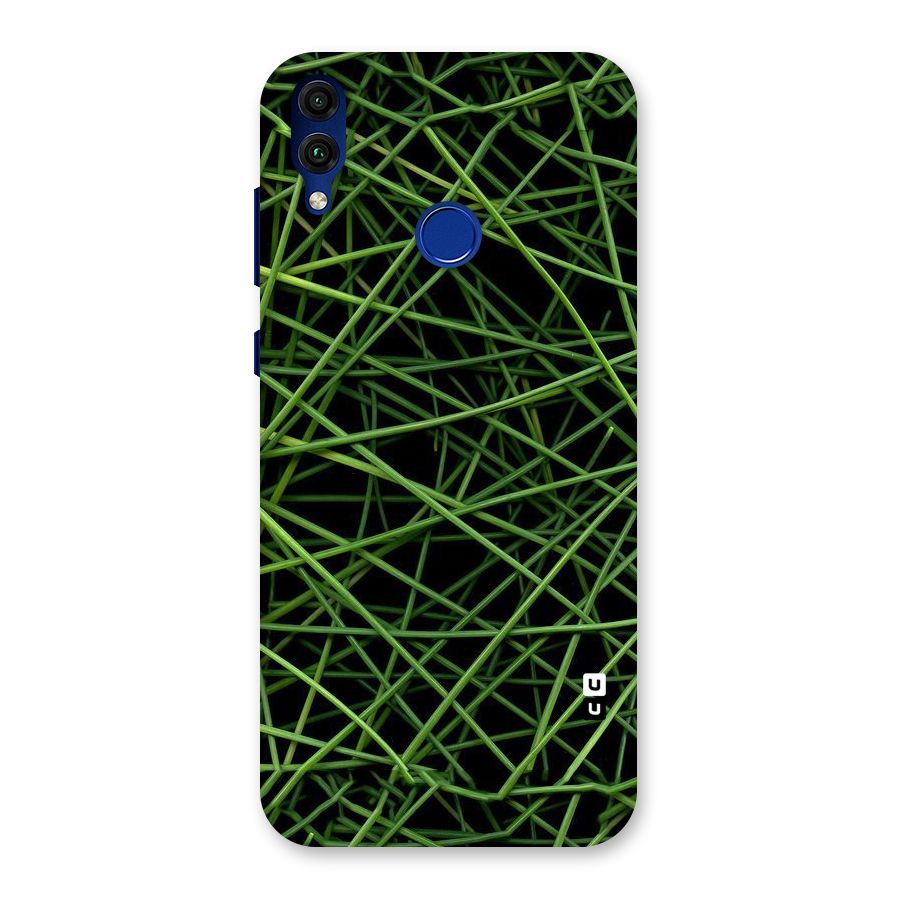 Green Lines Back Case for Honor 8C