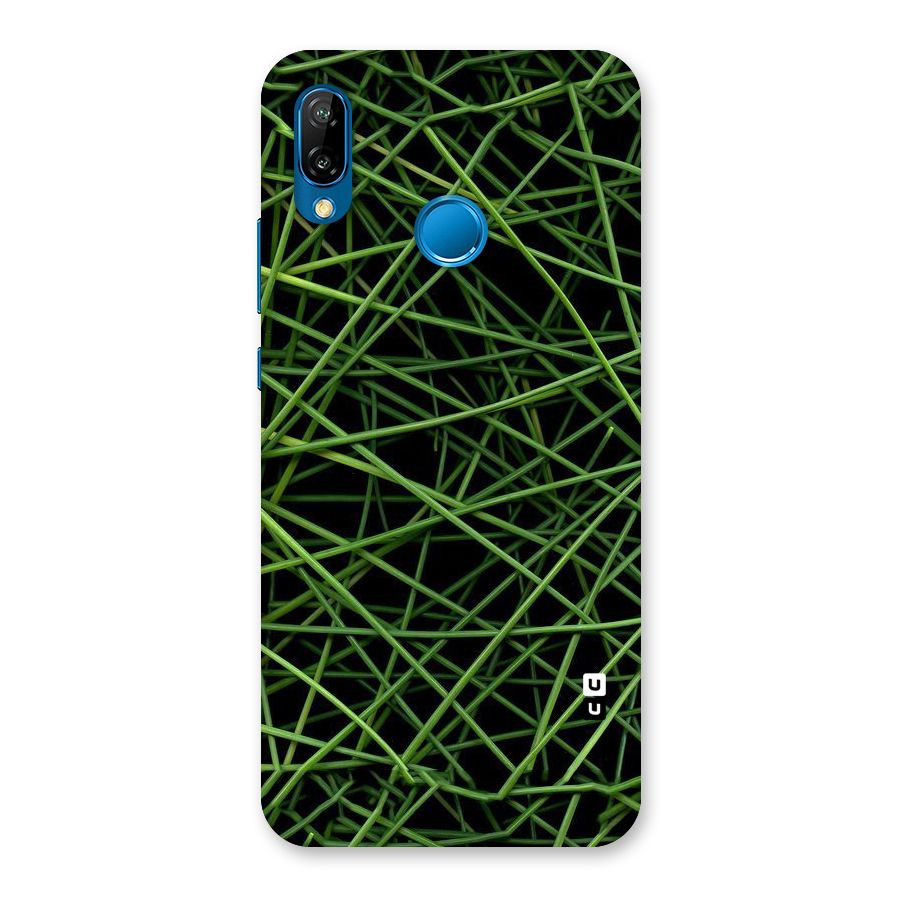Green Lines Back Case for Huawei P20 Lite