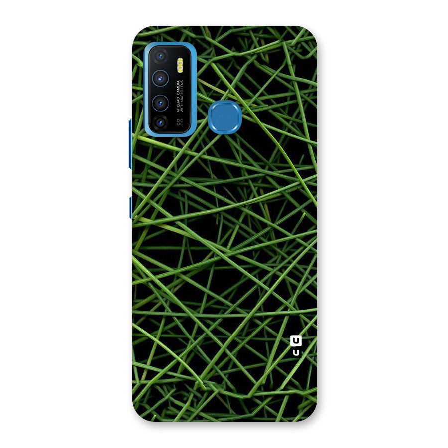 Green Lines Back Case for Infinix Hot 9