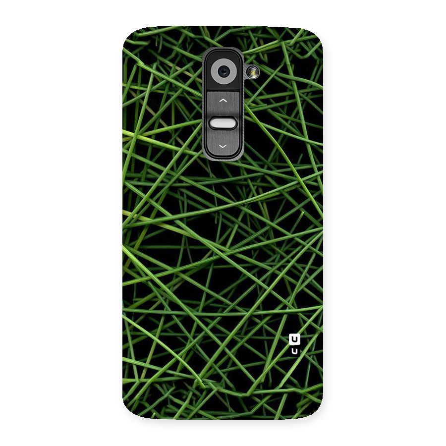 Green Lines Back Case for LG G2