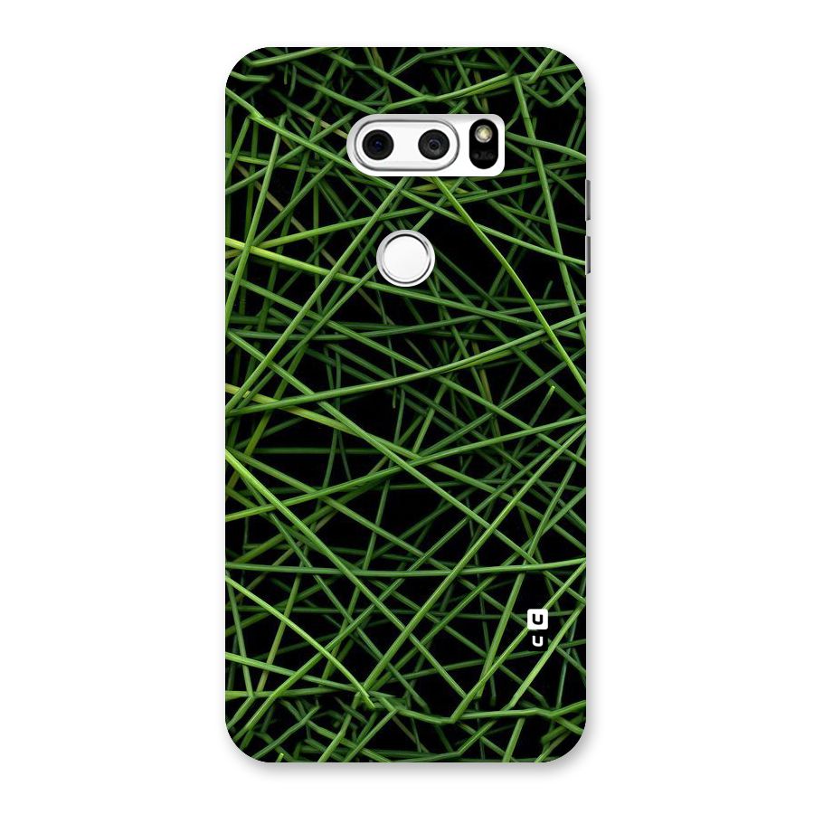 Green Lines Back Case for LG V30