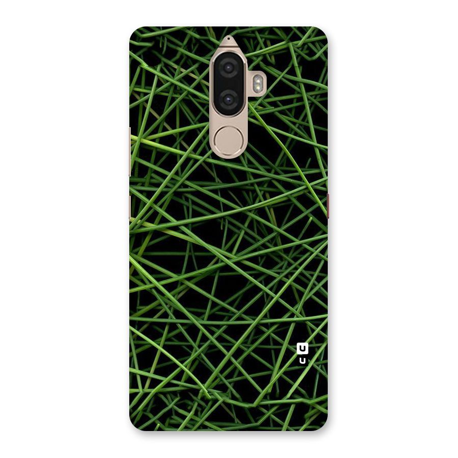 Green Lines Back Case for Lenovo K8 Note