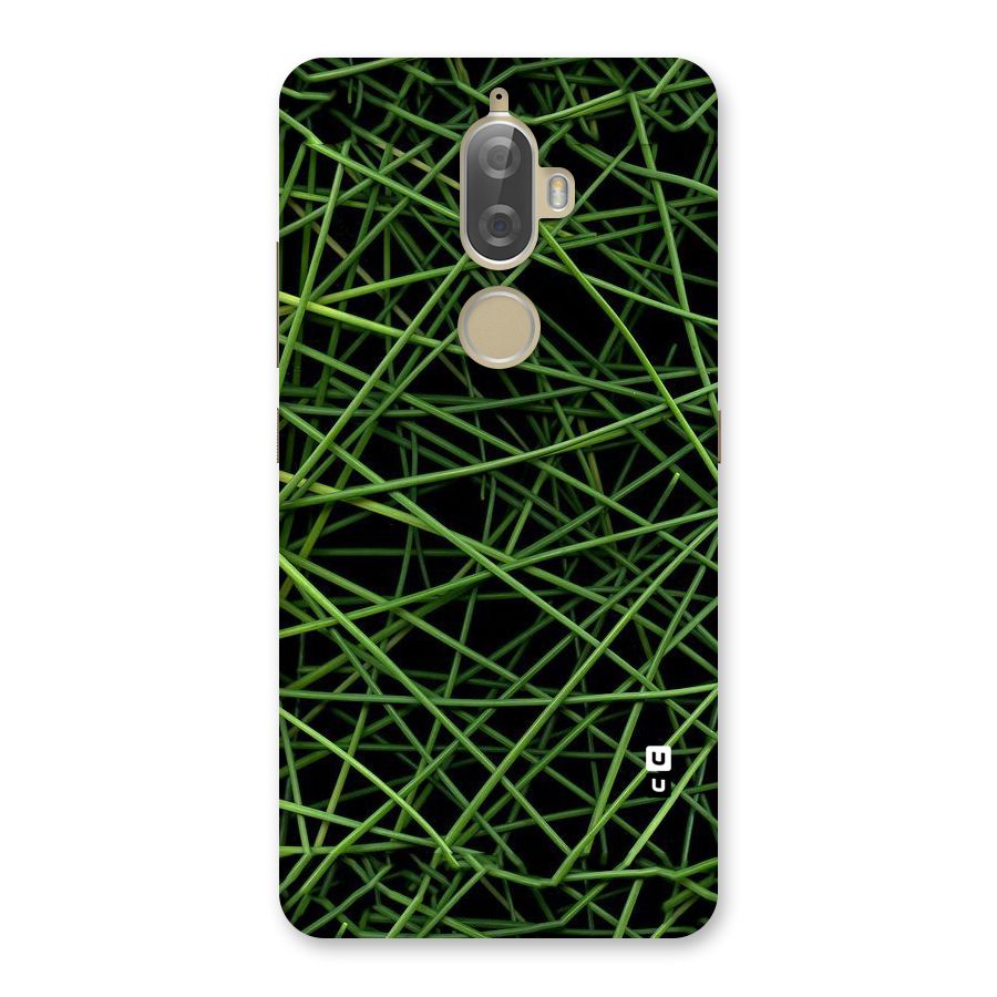 Green Lines Back Case for Lenovo K8 Plus