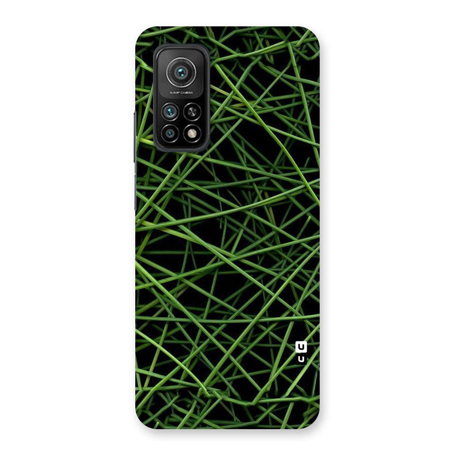 Green Lines Back Case for Mi 10T 5G