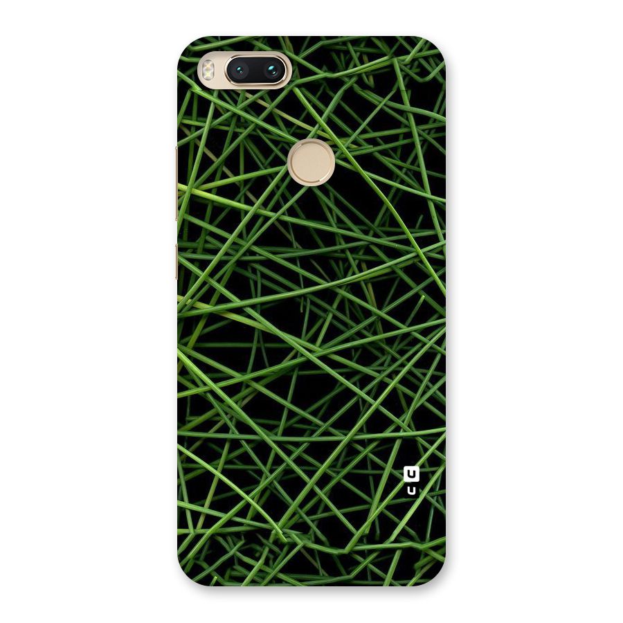Green Lines Back Case for Mi A1