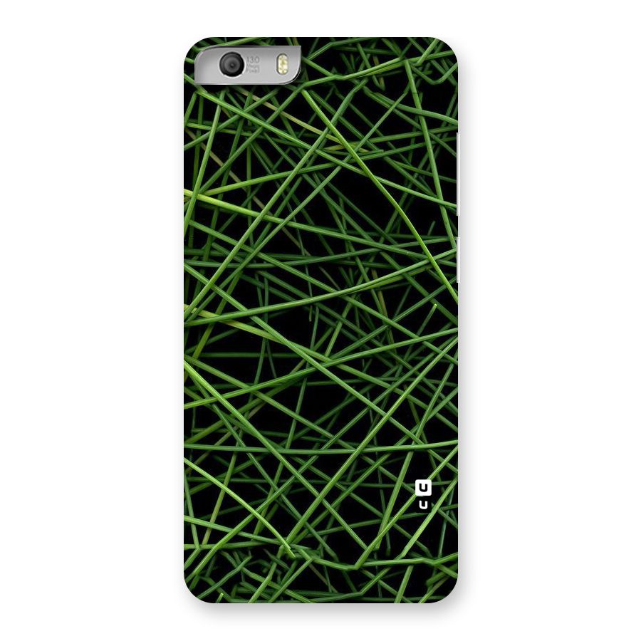 Green Lines Back Case for Micromax Canvas Knight 2