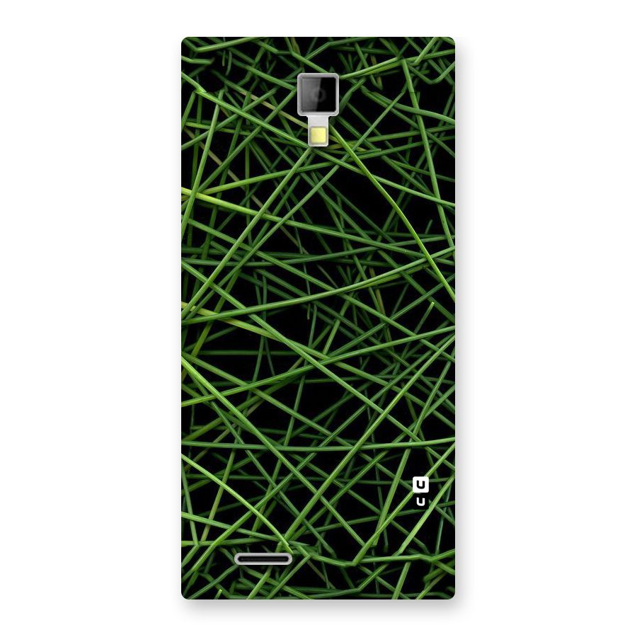 Green Lines Back Case for Micromax Canvas Xpress A99