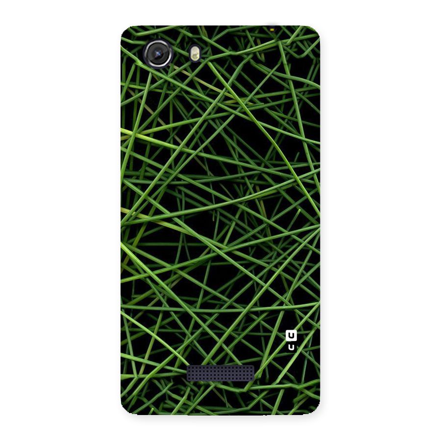 Green Lines Back Case for Micromax Unite 3