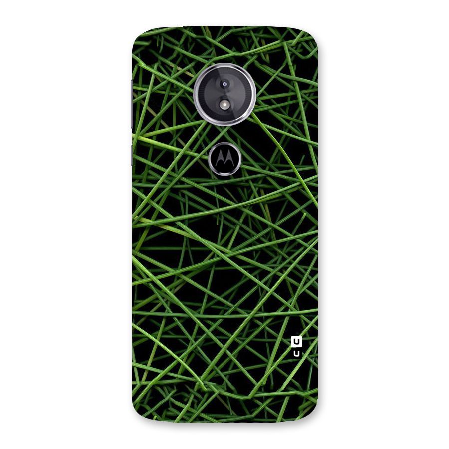 Green Lines Back Case for Moto E5