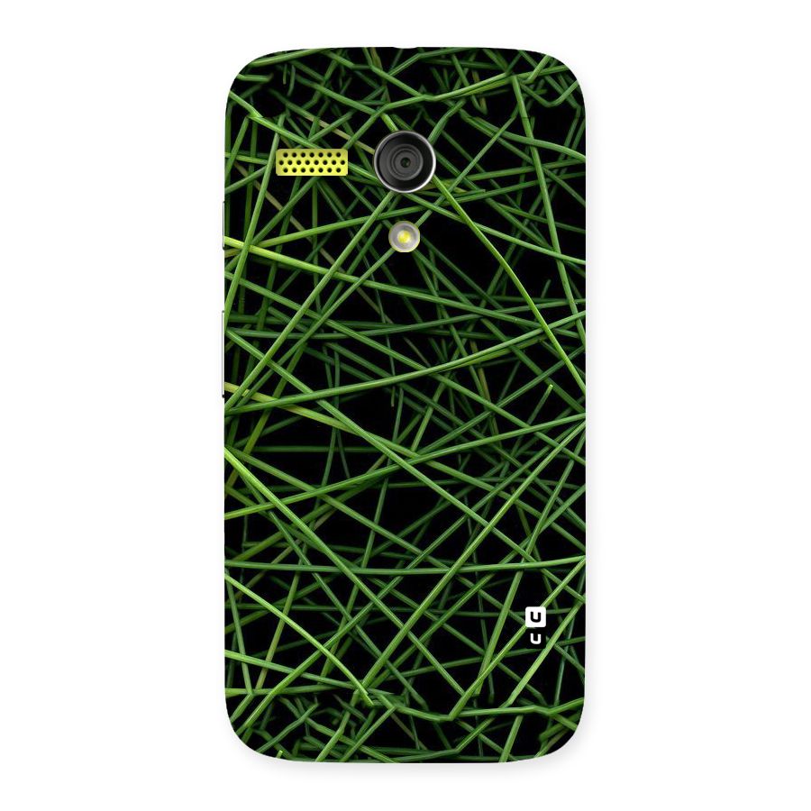 Green Lines Back Case for Moto G