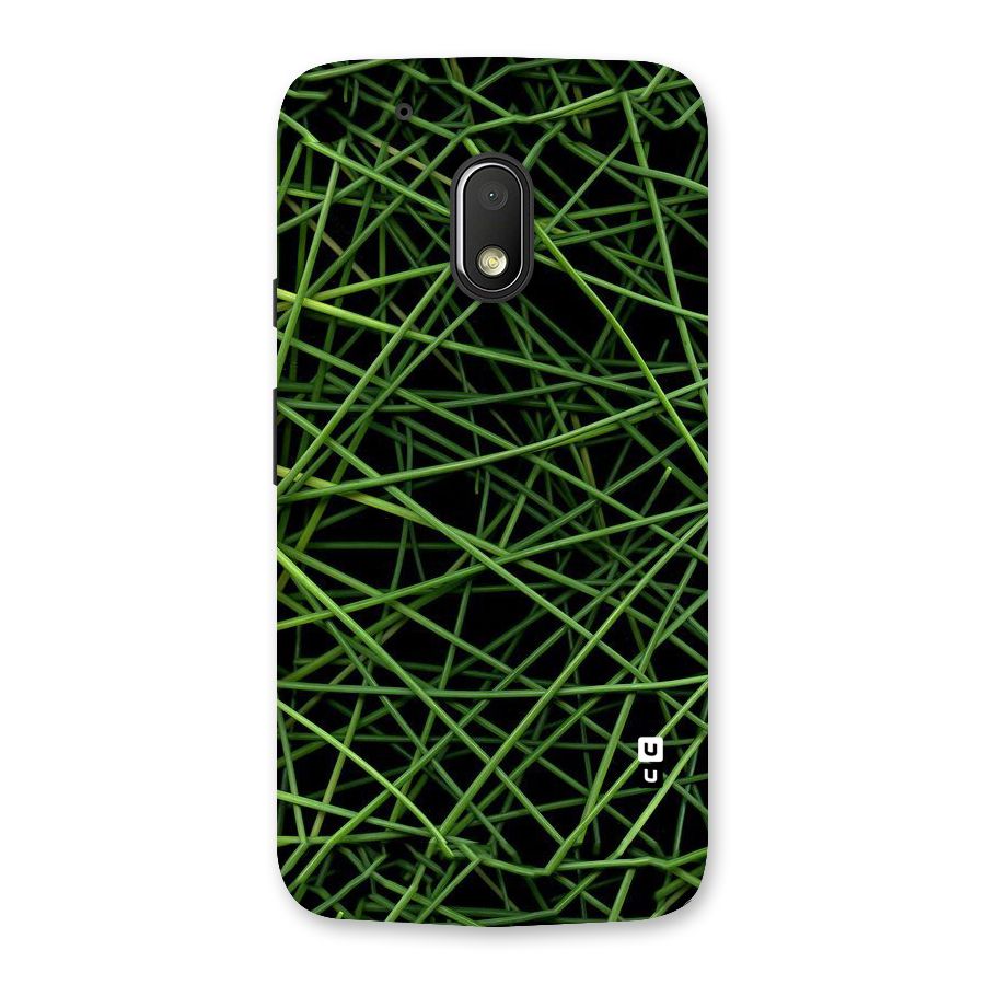 Green Lines Back Case for Moto G4 Play