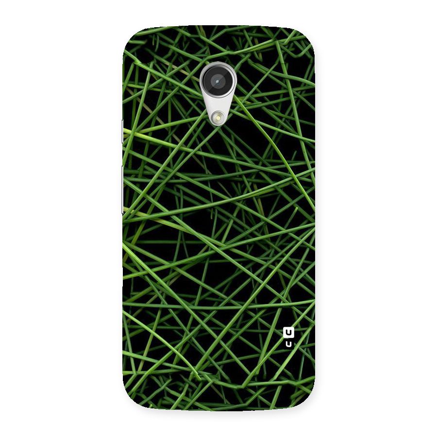 Green Lines Back Case for Moto G 2nd Gen