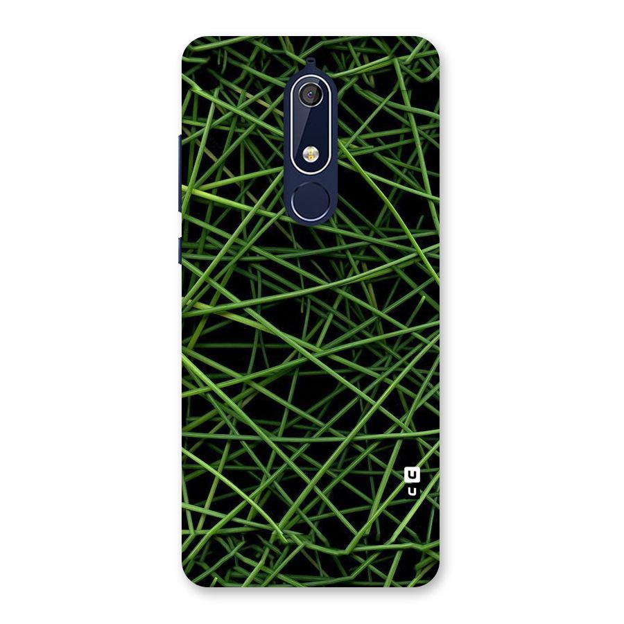 Green Lines Back Case for Nokia 5.1