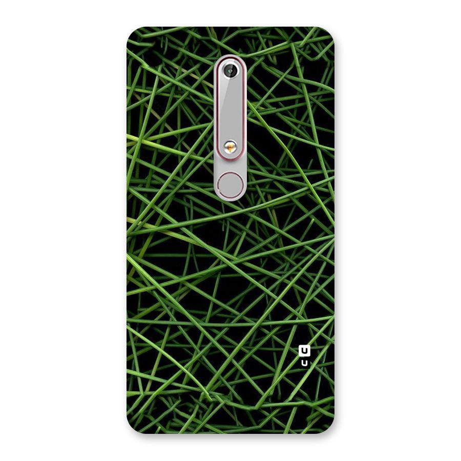 Green Lines Back Case for Nokia 6.1