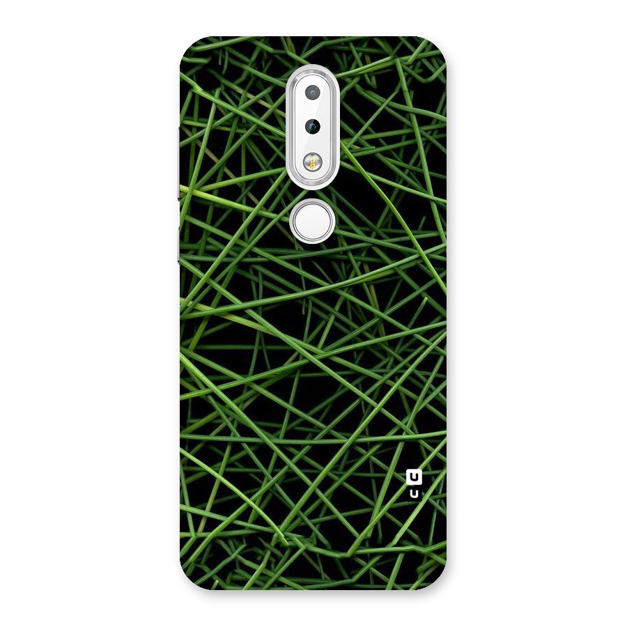Green Lines Back Case for Nokia 6.1 Plus