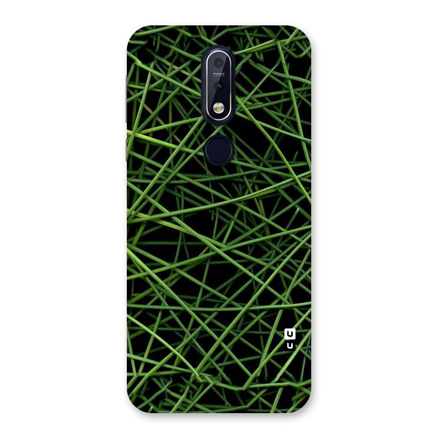 Green Lines Back Case for Nokia 7.1