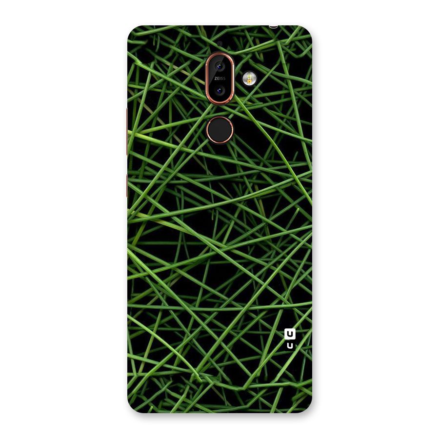 Green Lines Back Case for Nokia 7 Plus