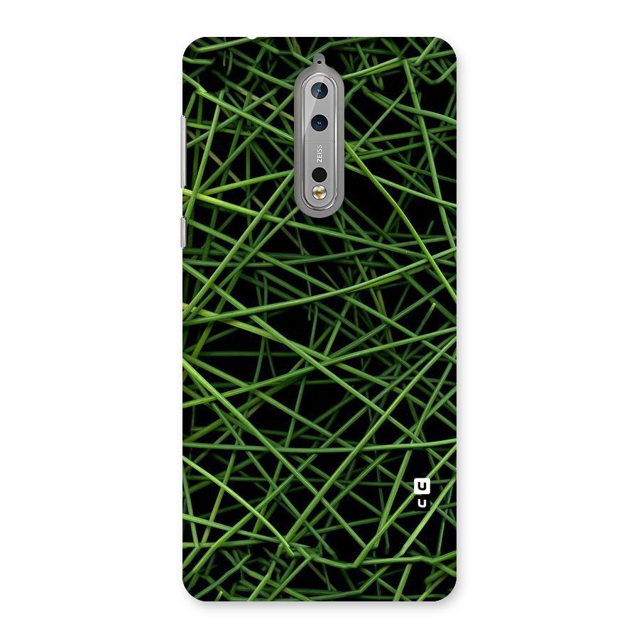 Green Lines Back Case for Nokia 8