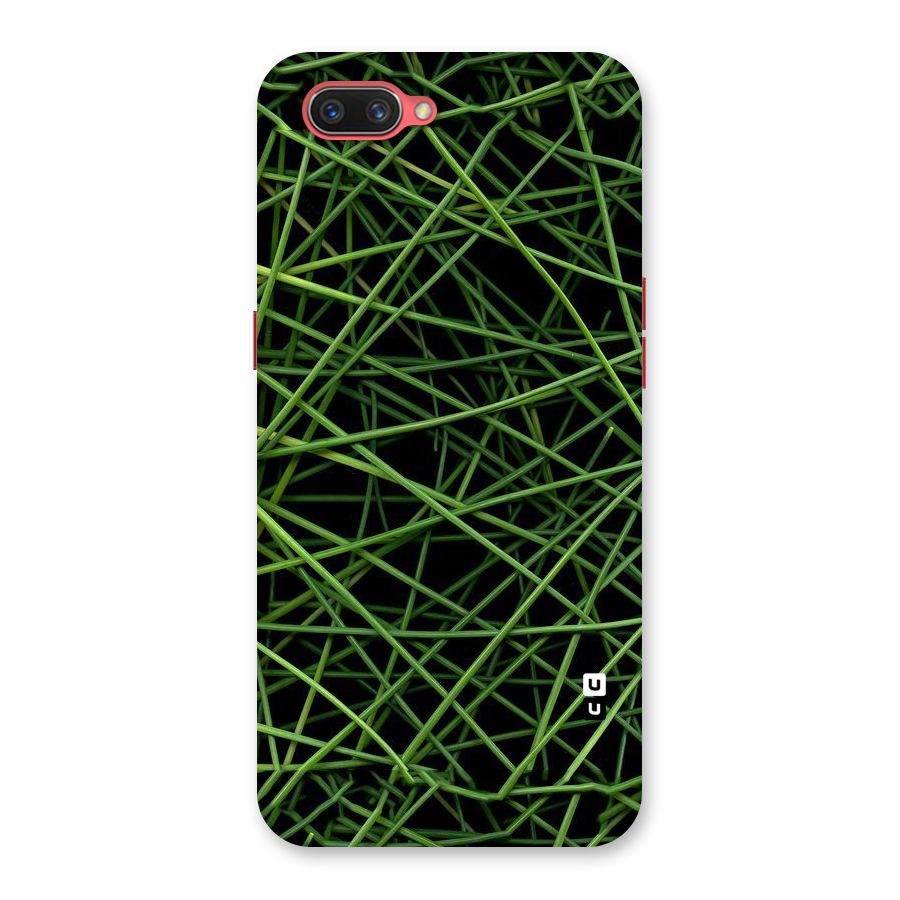 Green Lines Back Case for Oppo A3s