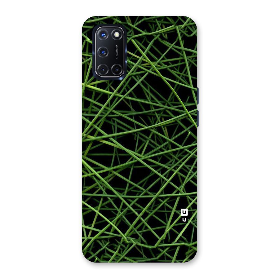 Green Lines Back Case for Oppo A52