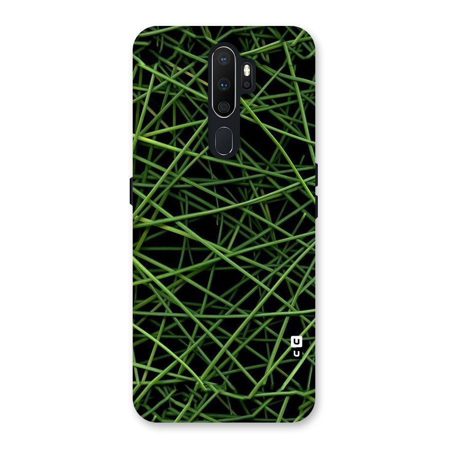 Green Lines Back Case for Oppo A5 (2020)