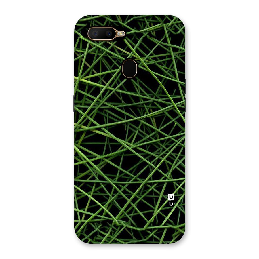 Green Lines Back Case for Oppo A5s
