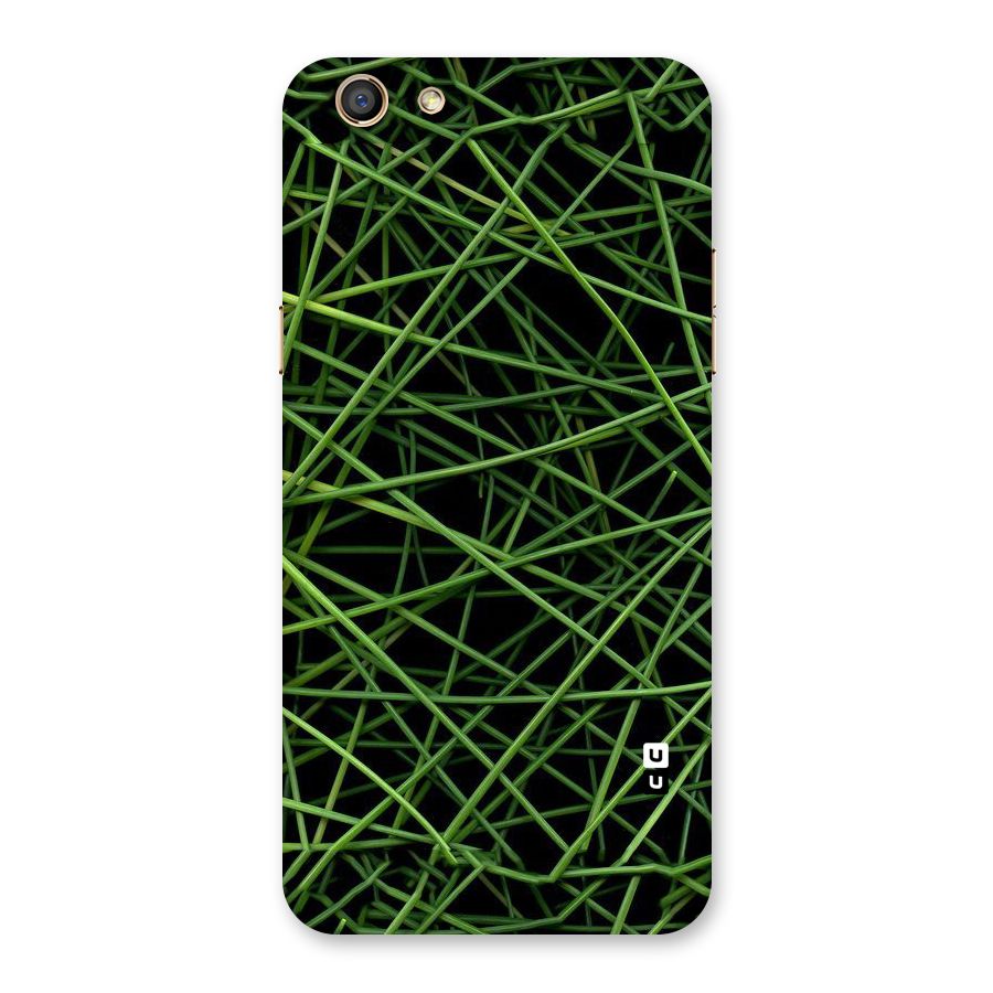 Green Lines Back Case for Oppo F3