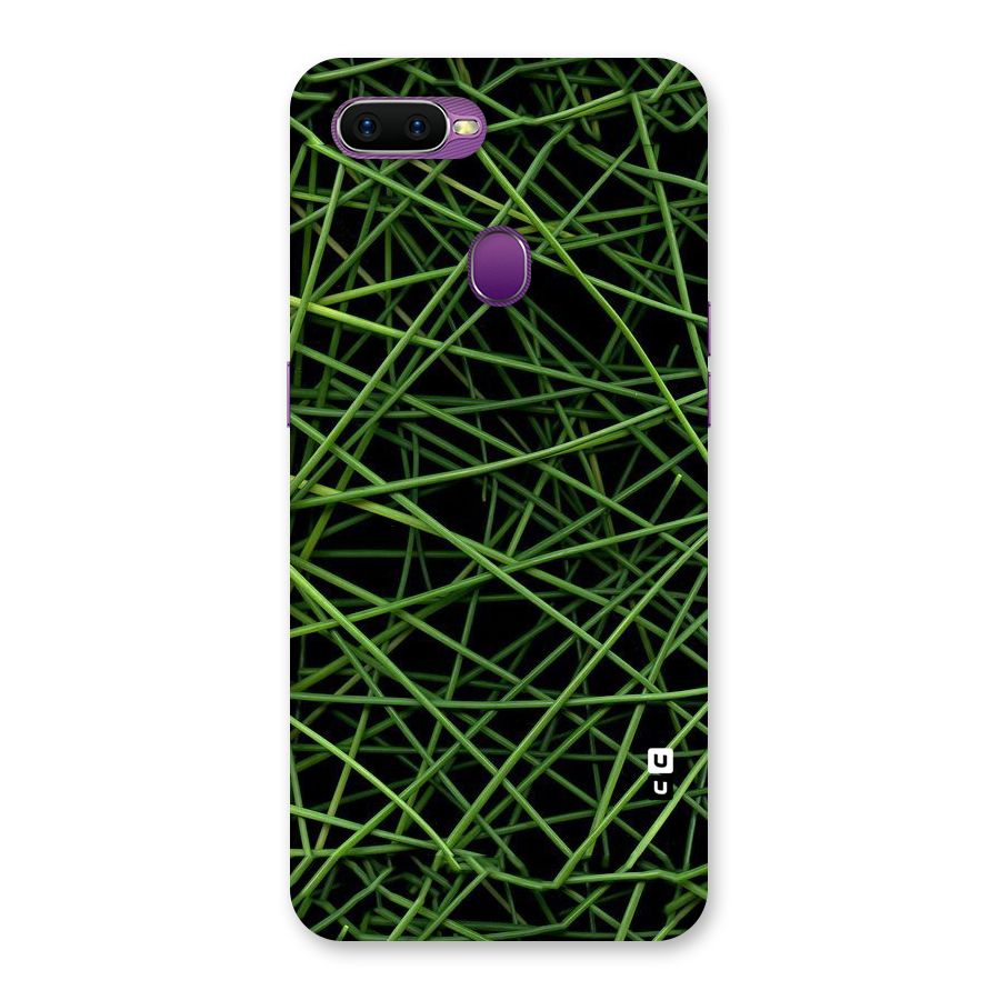 Green Lines Back Case for Oppo F9