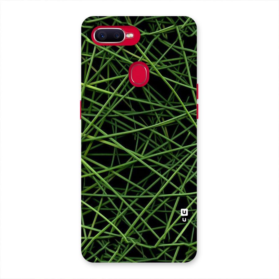 Green Lines Back Case for Oppo F9 Pro