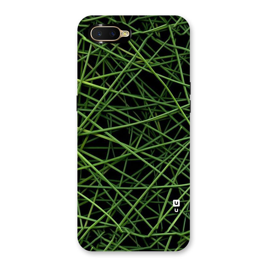 Green Lines Back Case for Oppo K1