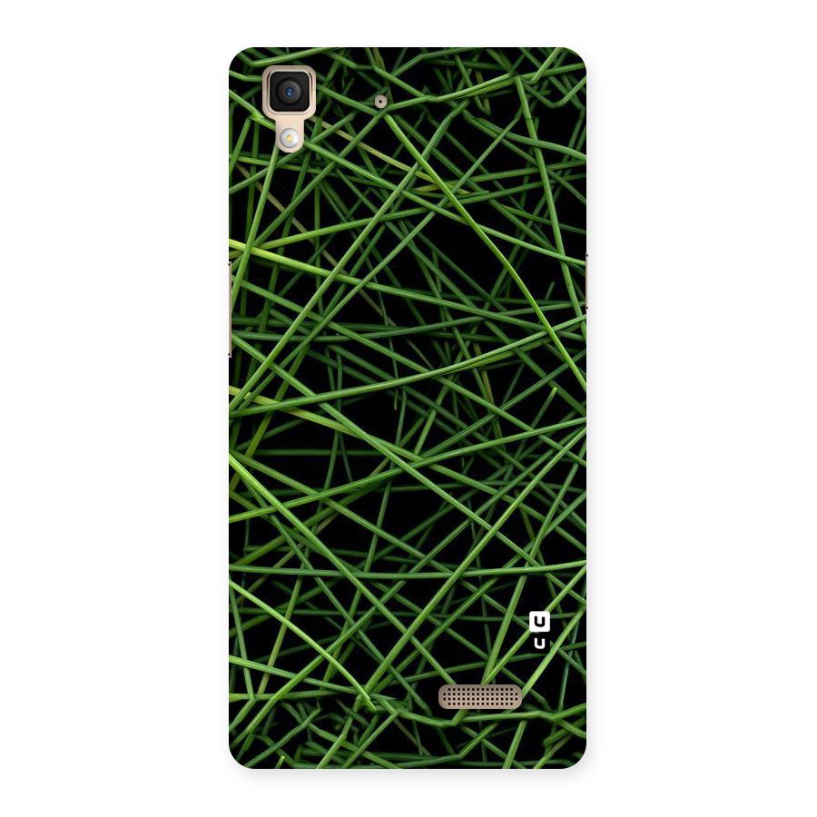 Green Lines Back Case for Oppo R7