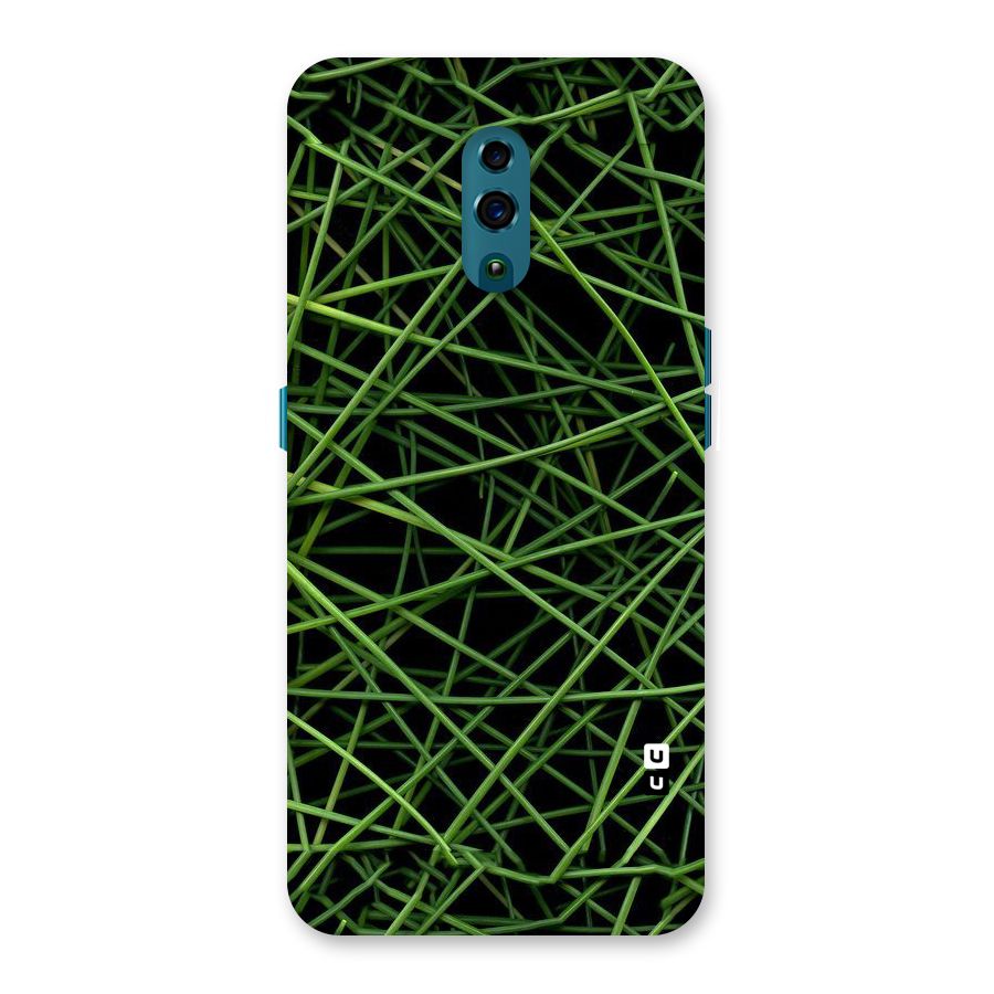 Green Lines Back Case for Oppo Reno