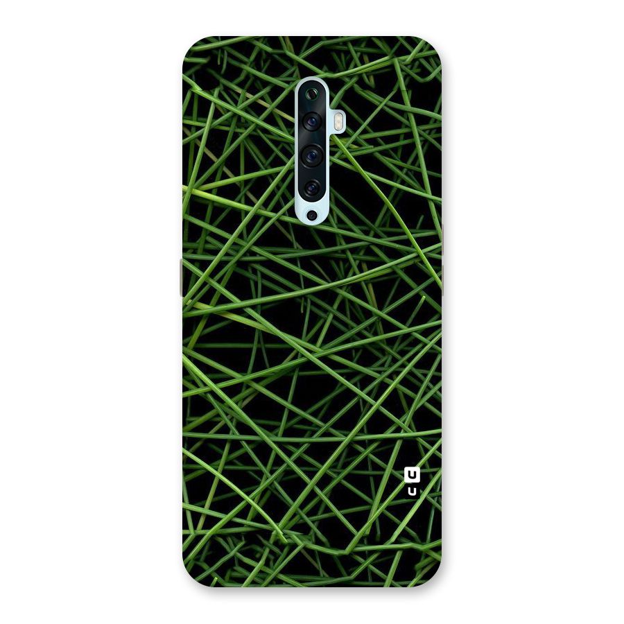 Green Lines Back Case for Oppo Reno2 F