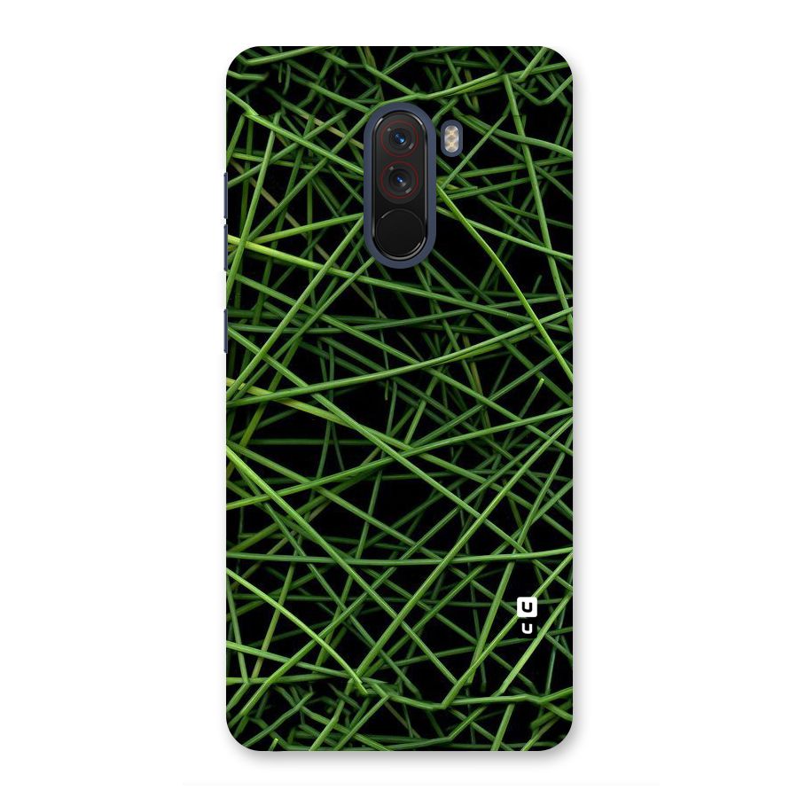 Green Lines Back Case for Poco F1