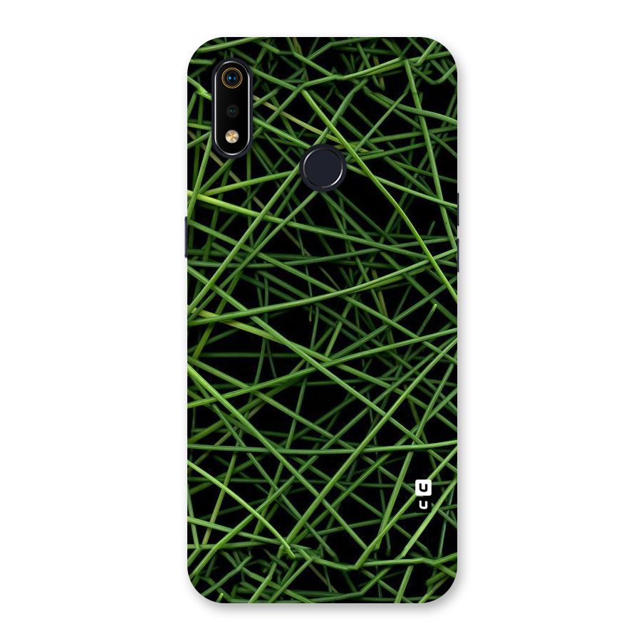 Green Lines Back Case for Realme 3i