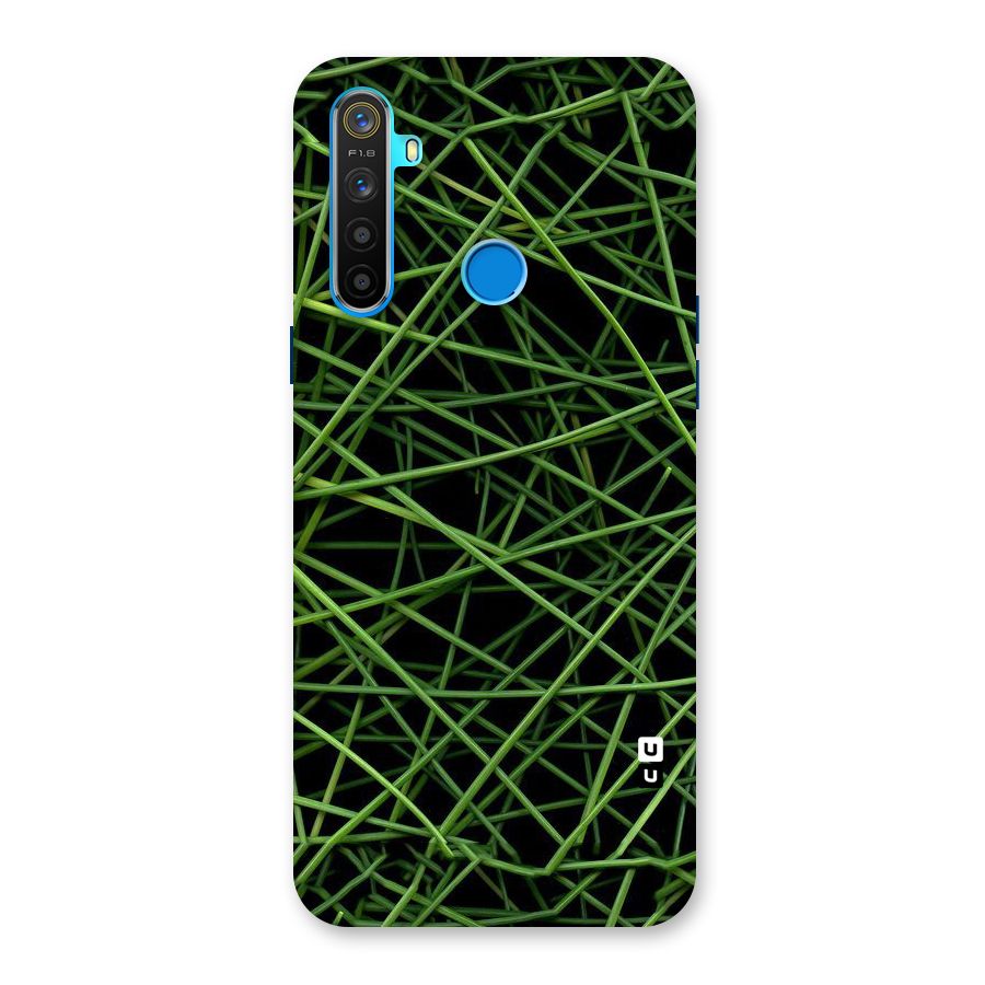 Green Lines Back Case for Realme 5s