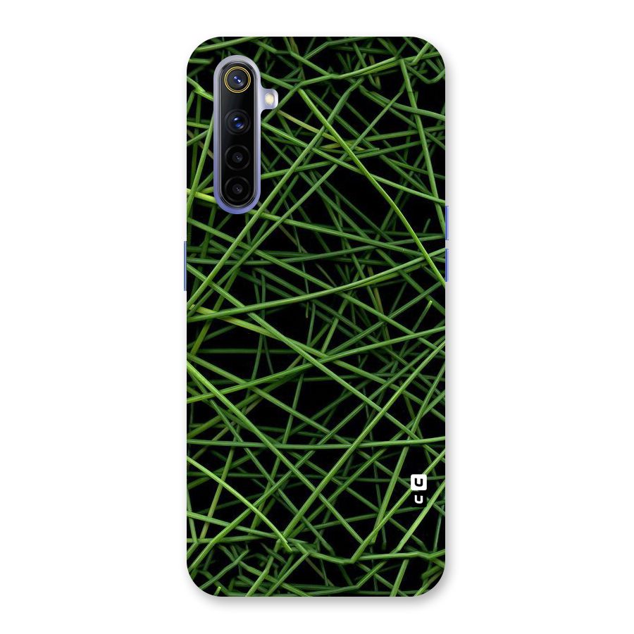 Green Lines Back Case for Realme 6i