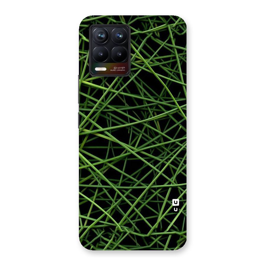 Green Lines Back Case for Realme 8