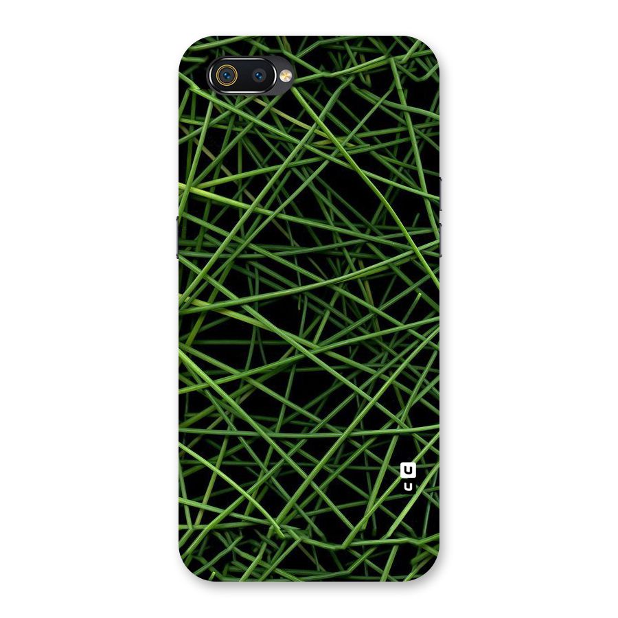 Green Lines Back Case for Realme C2