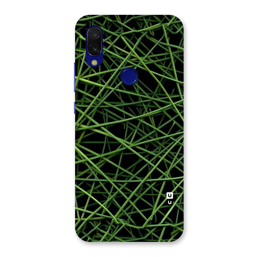 Green Lines Back Case for Redmi 7