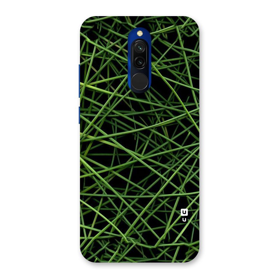 Green Lines Back Case for Redmi 8