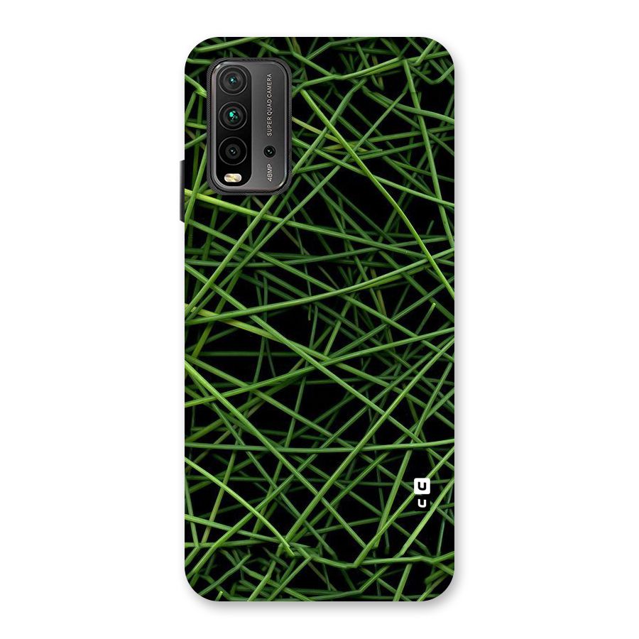 Green Lines Back Case for Redmi 9 Power