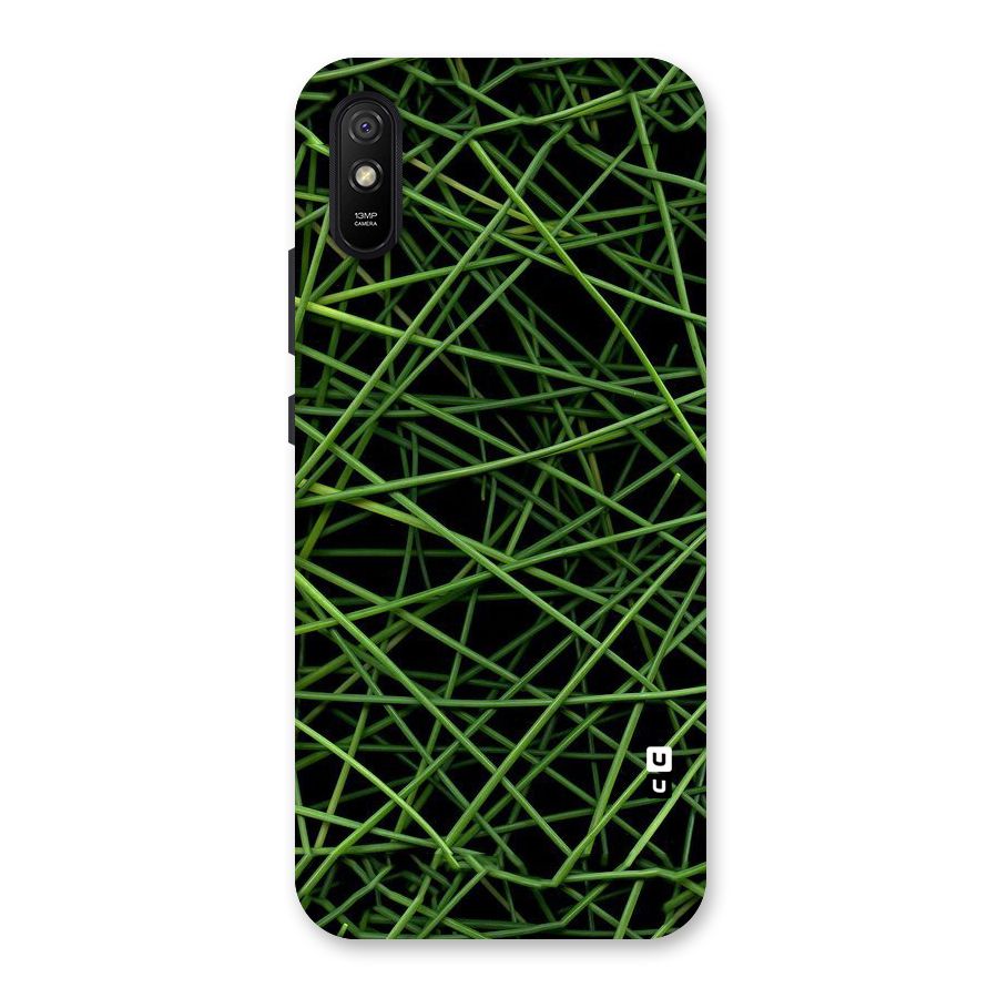 Green Lines Back Case for Redmi 9i