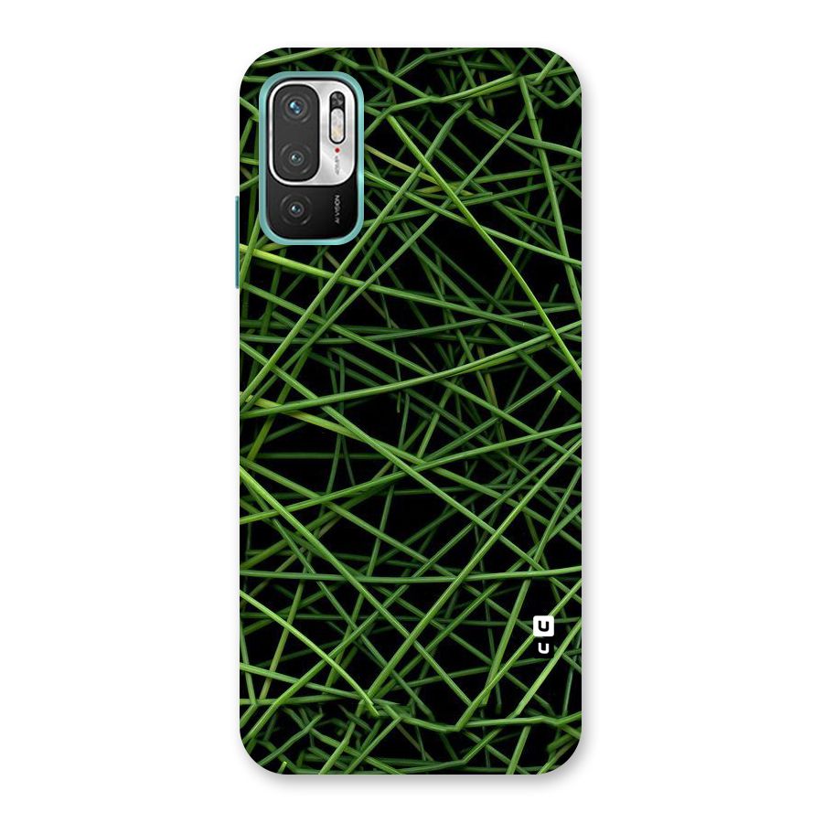 Green Lines Back Case for Redmi Note 10T 5G