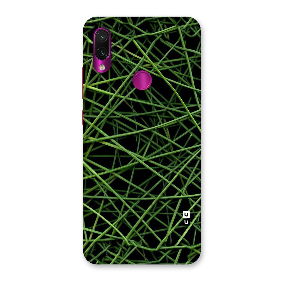 Green Lines Back Case for Redmi Note 7 Pro