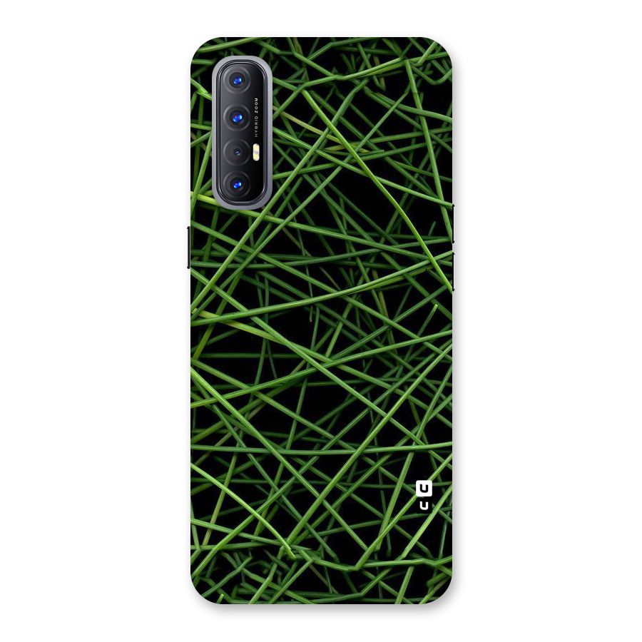 Green Lines Back Case for Reno3 Pro
