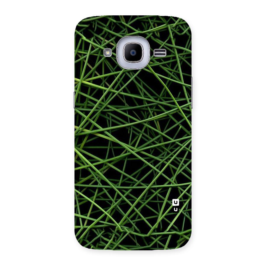 Green Lines Back Case for Samsung Galaxy J2 Pro