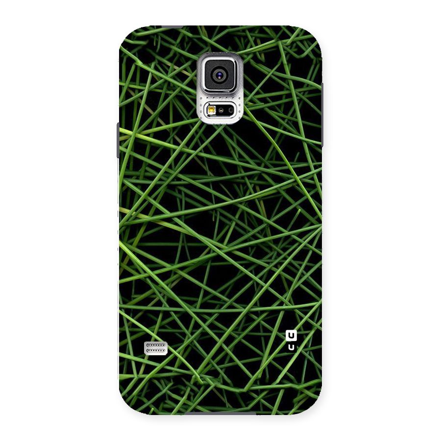 Green Lines Back Case for Samsung Galaxy S5