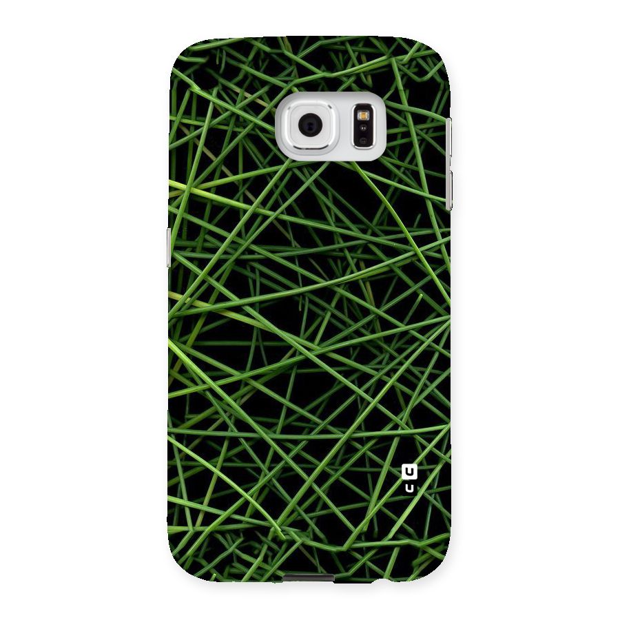 Green Lines Back Case for Samsung Galaxy S6