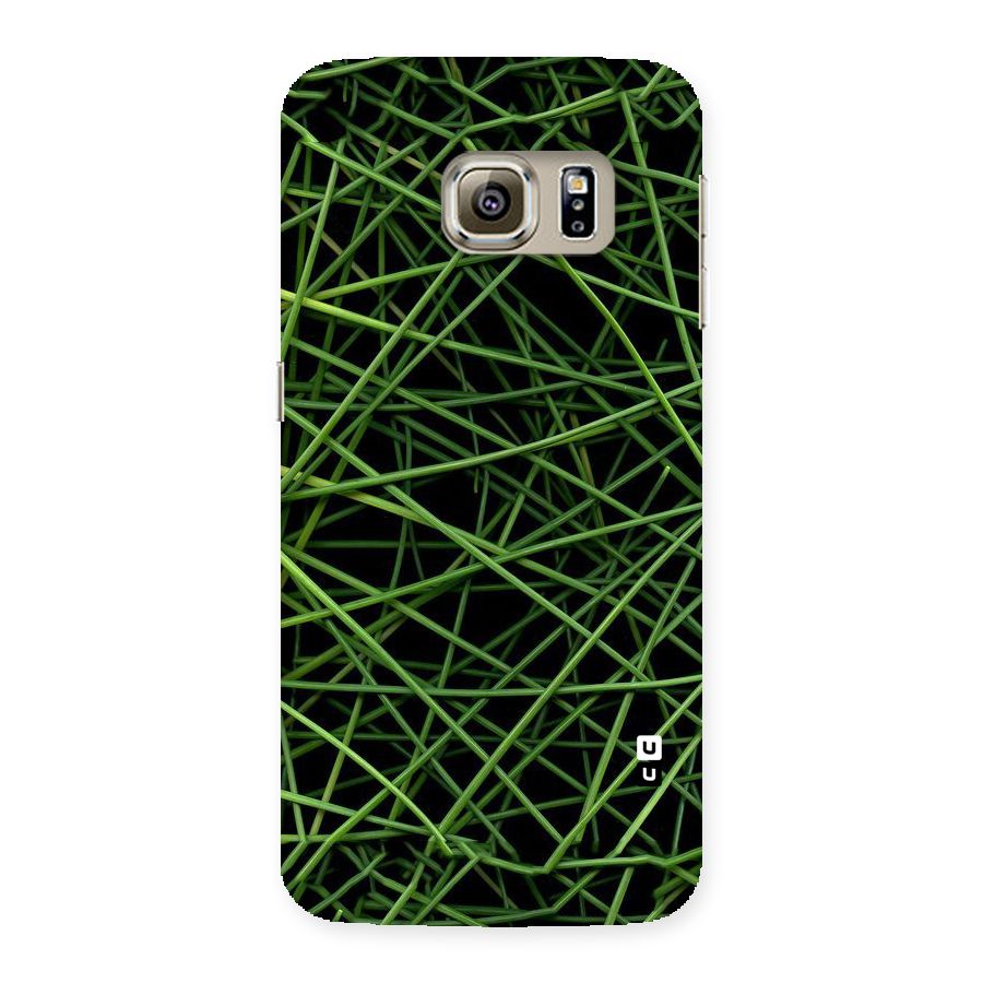 Green Lines Back Case for Samsung Galaxy S6 Edge